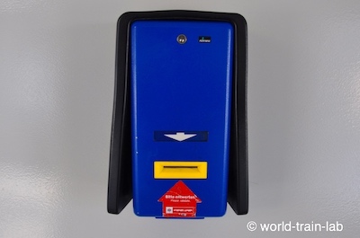 トラム内の刻印機