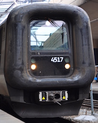 コペンハーゲンとコペンハーゲン空港を結ぶOresundstag