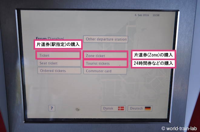 チケットを選択する