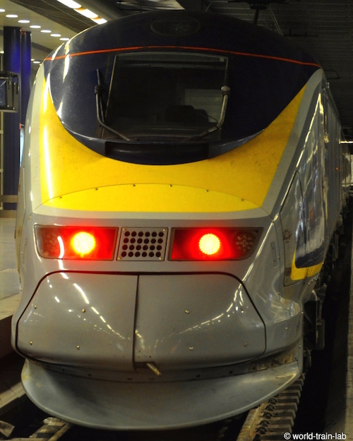 ブリュッセルに到着したEUROSTAR