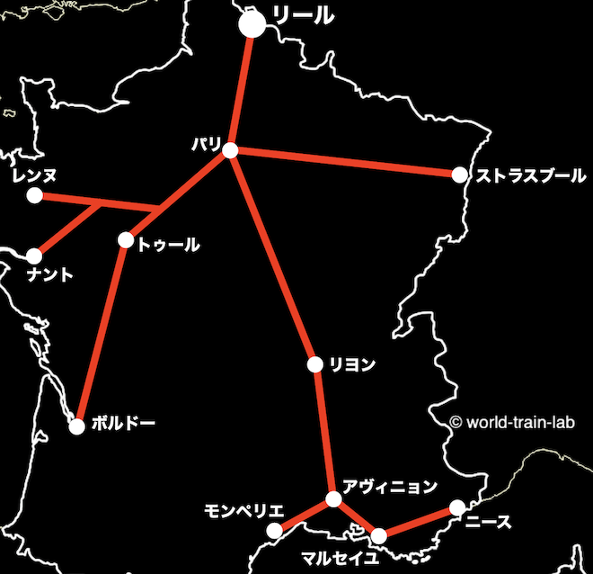 リールからの路線図
