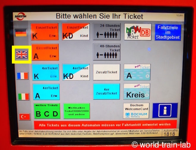 言語を選択します