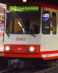 ドルトムント U Bahn トラムの乗車方法