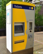 エッセン交通局の券売機