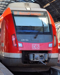 フランクフルト市内とフランクフルト空港を結ぶS Bahn