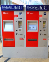 ハノーファー交通局の券売機