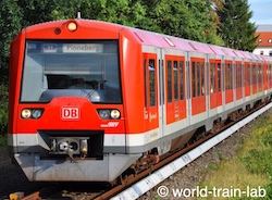 ハンブルクの近郊列車