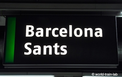 バルセロナ サンツ駅