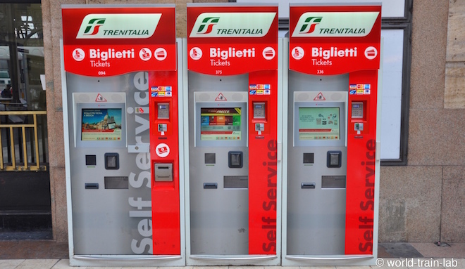 イタリア国鉄の券売機