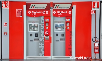 イタリア国鉄の券売機