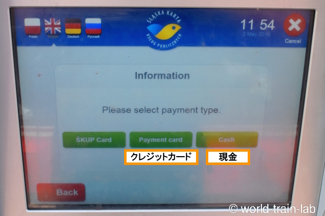 支払い方法を選択