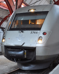 スウェーデン国鉄が運行する特急列車 Snabbtag