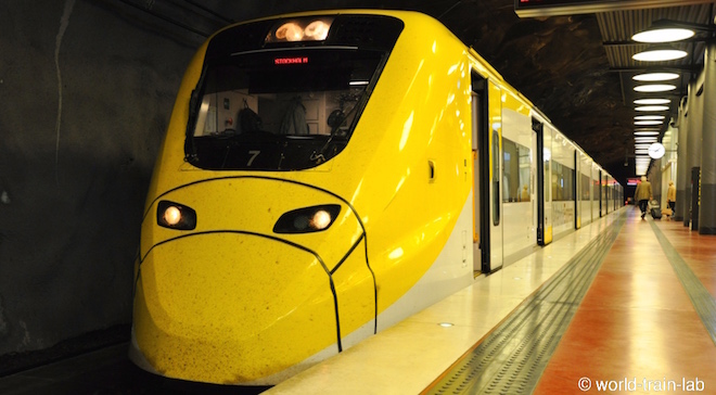 空港と市内を結ぶ Arland Express